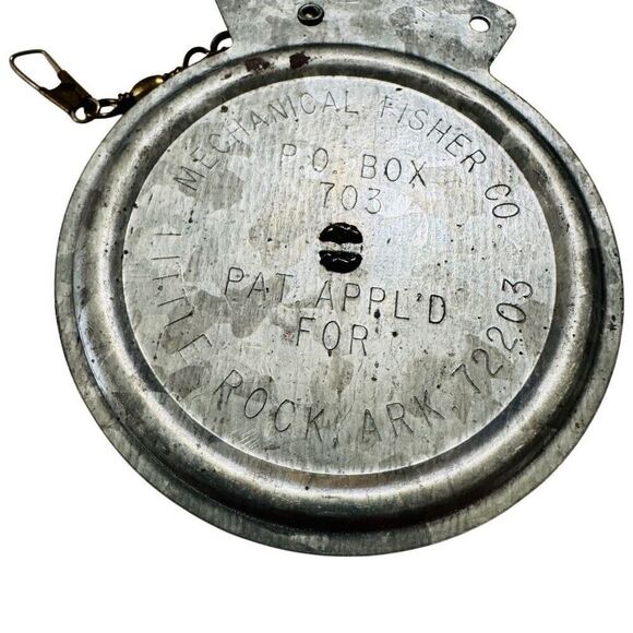 Mechanical Fisher Fishing Reel Flat Trigger Made in Little Rock, Arkansas - Picture 4 of 7